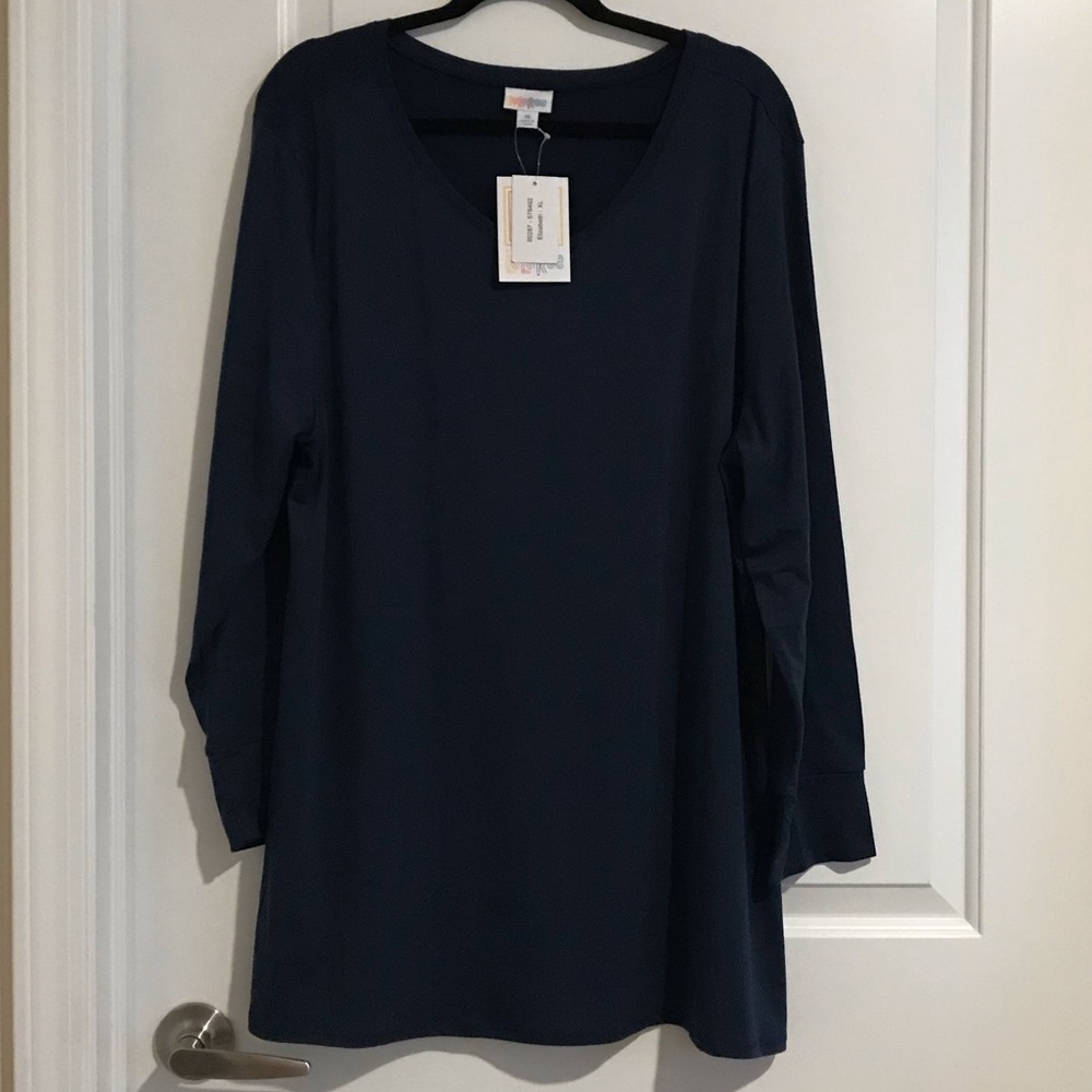 XL Lularoe Elizabeth NAVY NWT